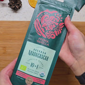 Baccelli di vaniglia biologica gourmet del Madagascar (14-18 cm)