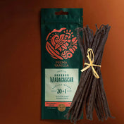 Baccelli di vaniglia biologica gourmet del Madagascar (14-18 cm)