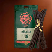 Baccelli di vaniglia biologica gourmet del Madagascar (14-18 cm)