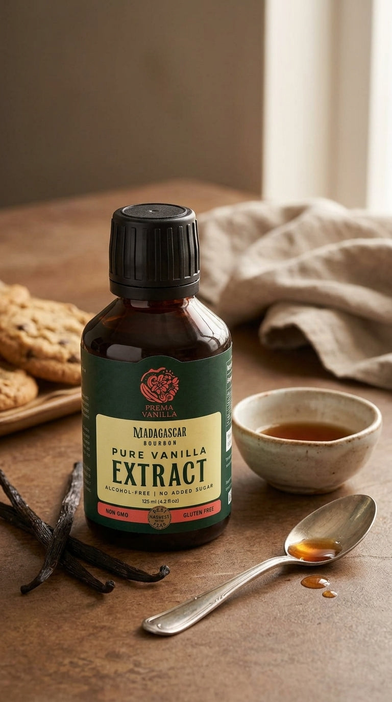 Estratto di vaniglia Bourbon del Madagascar senza alcol