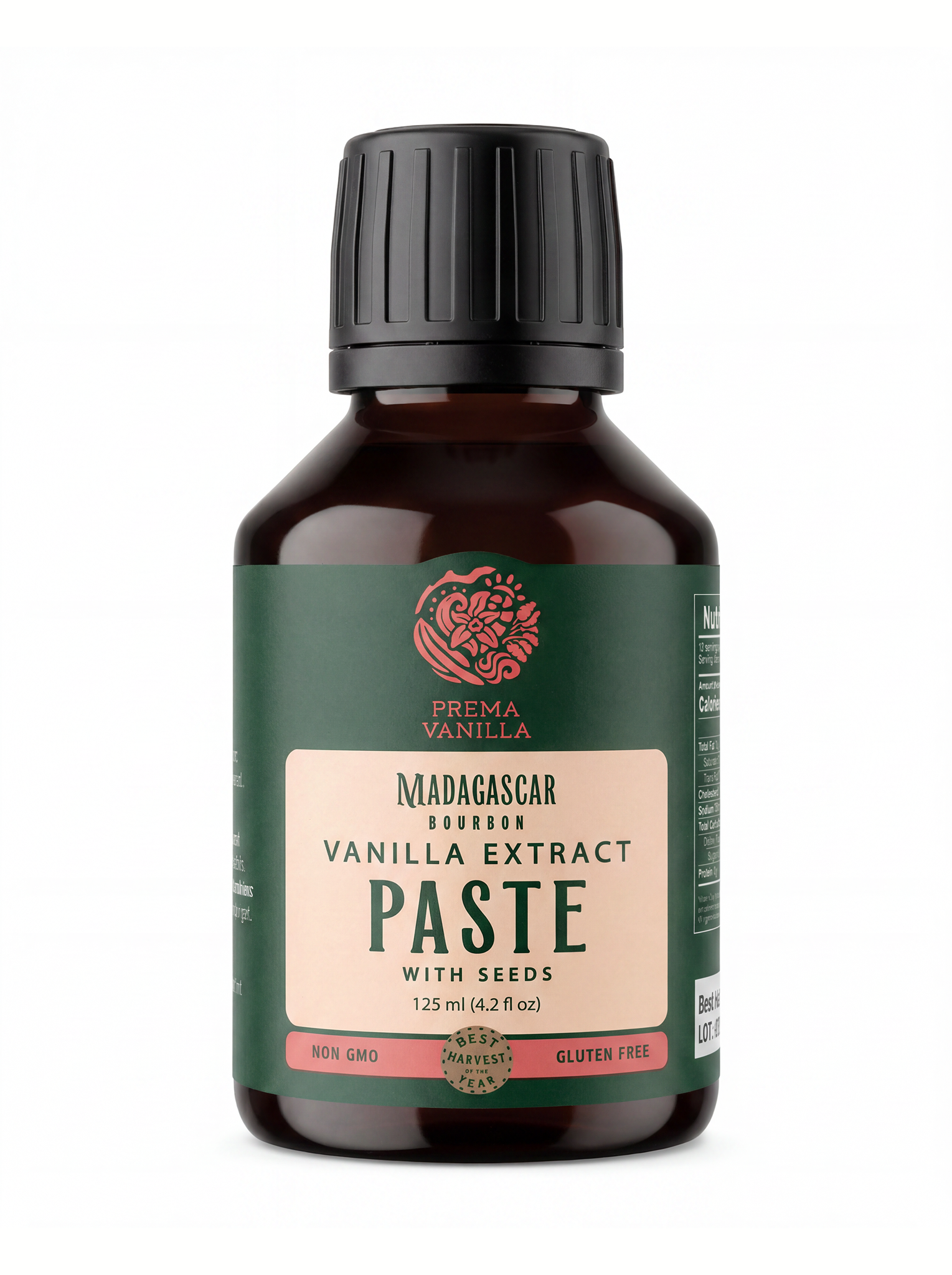 Pasta di vaniglia Bourbon del Madagascar con veri semi di vaniglia